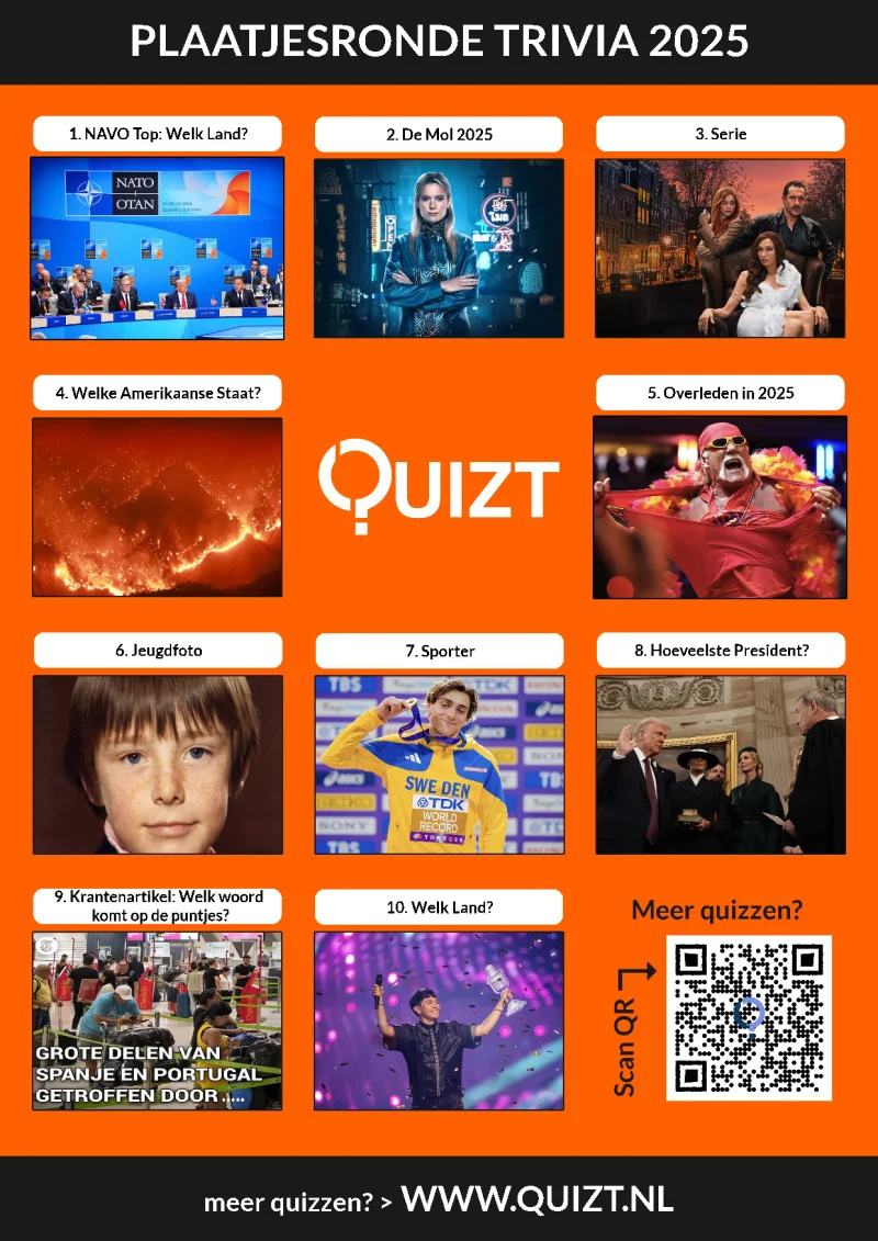 Voorbeeld PowerPoint-slide van Quizt